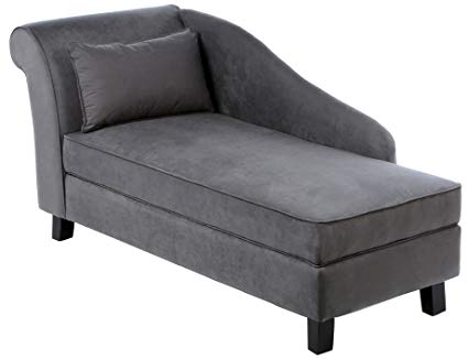 Amazon.com: Castleton Home Storage Chaise Lounge Modern Long Chair