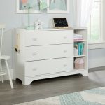 Pinwheel 3 Drawer Chest Soft White Finish - Sauder : Target