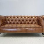 THE WILMINGTON CHESTERFIELD SOFA: LIGHT TAN