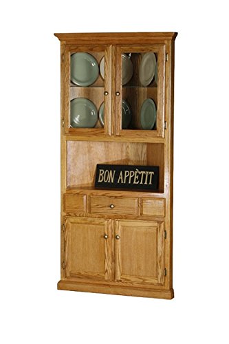 Amazon.com - Eagle Classic Oak Corner Dining Hutch/Buffet, Medium