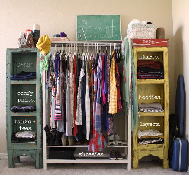 10 Alternative Clothing Storage SolutionsDIY Closets