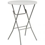 32 inch Round Bar Height Plastic Cocktail Tables | Pub & Bar Tables