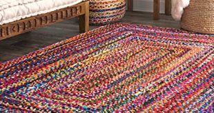 Amazon.com: Hand Braided Tammara Multi-Colored Area Rug: Kitchen