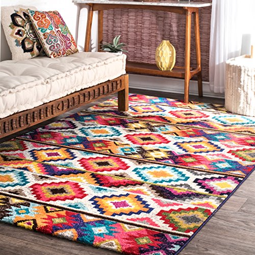 Amazon.com: Geometric Soft Southwestern Tribal Diamonds Multi Area