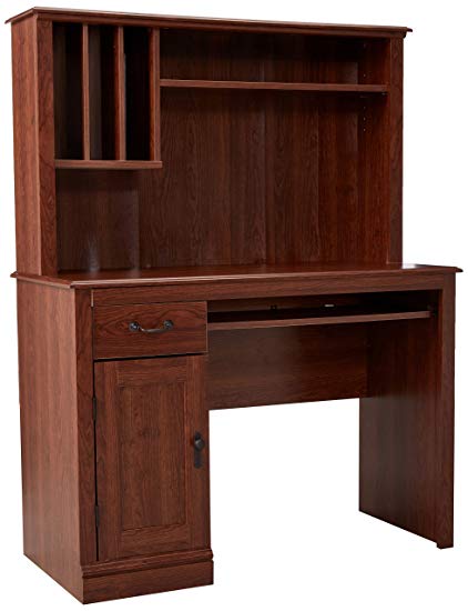 Amazon.com: Sauder 101736 Camden County Computer Desk with Hutch, L