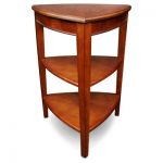 Shield Tier Corner Table - Glazed Auburn - Leick Home : Target