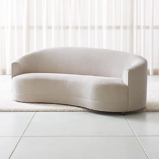 Curved Sofas | Crate and Barrel