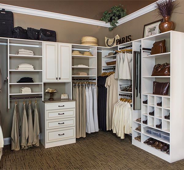 Suspended versus Floor-Based Closet Systems