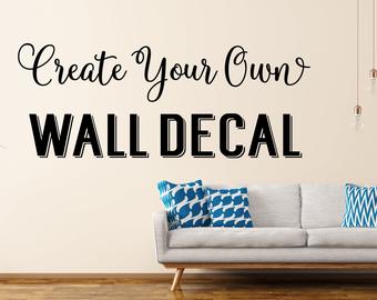 Wall decals | Etsy