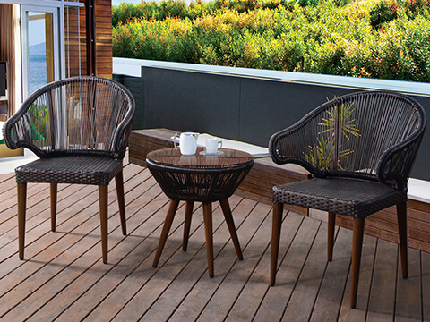 Small Balcony Furniture Outdoor Deck Furniture - KR Outdoor Furniture