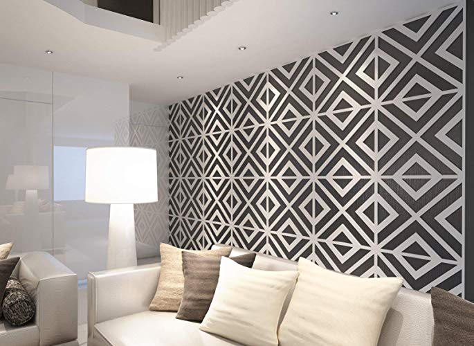 Amazon.com: HomeArtDecor, Geometric Wall Art, 3D Wall Panels, Wall