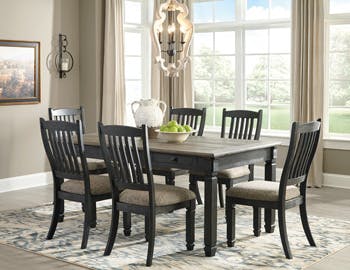 Ashley Tyler Creek Rectangular Dining Room Table D736-25 - Portland