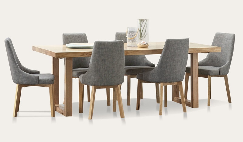 Kennedy dining suite with Benson chairs - Focus on Furniture