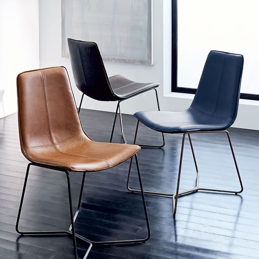 Slope Leather Dining Chair | west elm