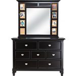 Belmar Black Dresser & Mirror Set