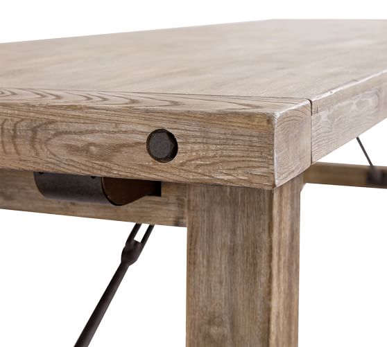 Benchwright Extending Dining Table, Seadrift | Pottery Barn