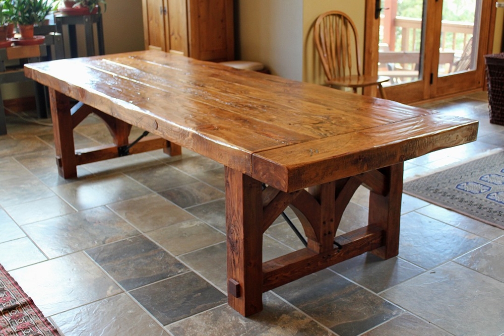 Cedar Farmhouse Table u2014 Innovative Craftsman