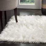 Amazon.com: Pinkday Faux Sheepskin Area Rug Classic Rectangle