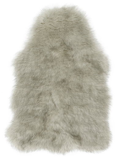 Felice Faux Sheepskin Rug, Grey