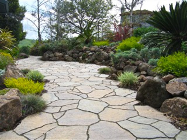 Flagstone Patio Landscape Design Tri Valley and Greater Bay Area