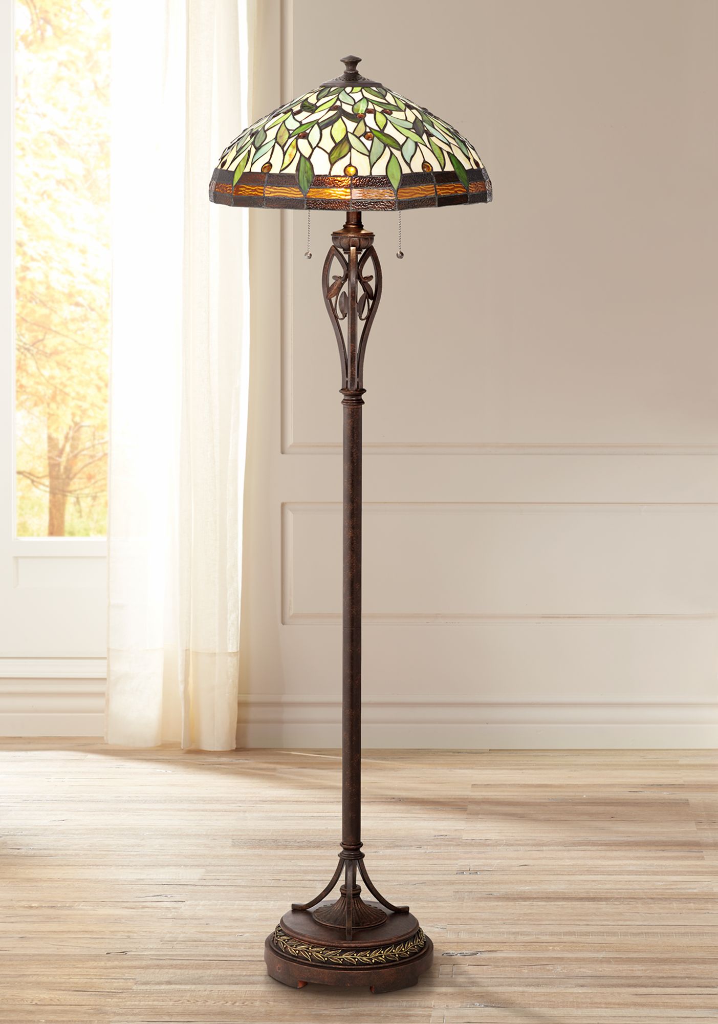 Brown, 49 In. - 60 In. Standard, Floor Lamps | Lamps Plus