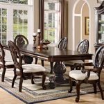 Amazon.com - 7pc Formal Dining Table & Chairs Set with Claw Design