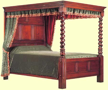 Four-poster bed - Wikipedia