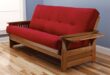 Red Barrel Studio Lebanon Suede Futon and Mattress & Reviews | Wayfair