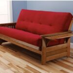 Red Barrel Studio Lebanon Suede Futon and Mattress & Reviews | Wayfair