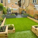 backyard design ideas garden sleepers raised garden beds ideas