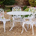 Canterbury Cast Aluminium Garden Table & 4 Chairs | Scotts of Stow