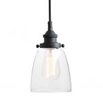 Pathson Retro Pendant Lighting, Industrial Small Hanging Light with