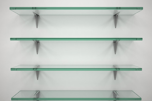 Having versatile Elegant Glass  Shelves in Your Home