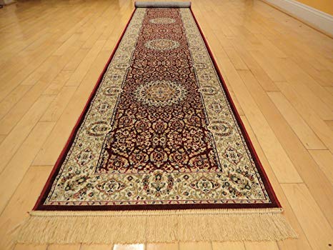 Amazon.com: Silk Persian Style Area Rug Long Hallway Stair Runner