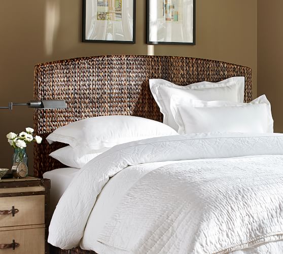 Seagrass Headboard | Pottery Barn