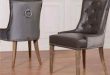 Hugo Leather Dining Chair Modern Chairs Throughout Contemporary