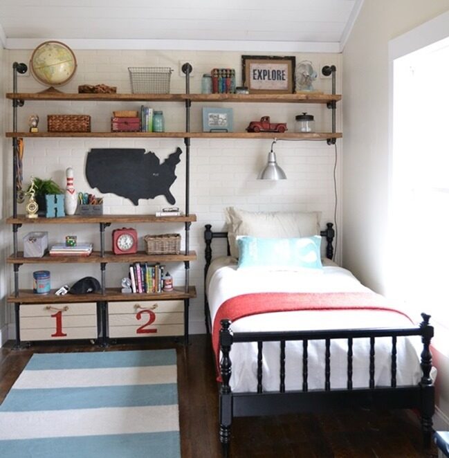 Fantastic Ideas for Organizing Kid's Bedrooms | The Happy Housie