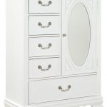 Standard Furniture Jessica 5-Drawer Kids' Wardrobe in White