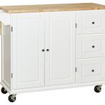 Sundance Kitchen Cart With Wood Top - Transitional - Kitchen Islands