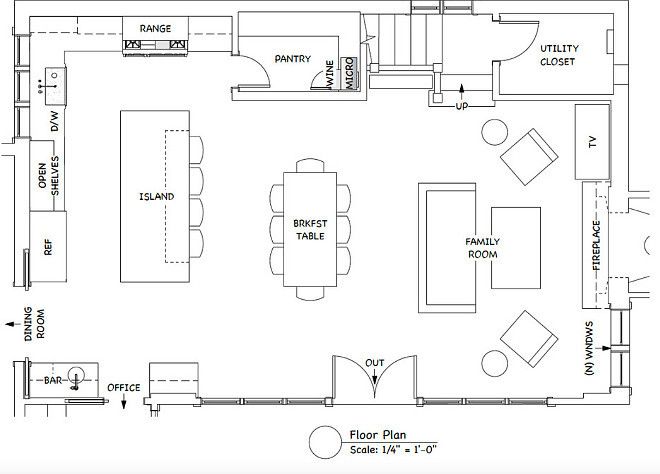 The Ultimate Gray Kitchen Design IdeasThe room is 35u2032-8u2033 long by 23