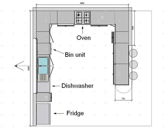 kitchen floor plans | Kitchen floorplans 0f Kitchen Designs