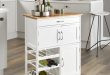 STORE | Kitchen Trolley with Bamboo Top