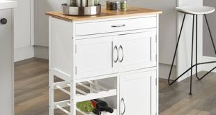 STORE | Kitchen Trolley with Bamboo Top