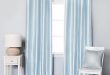 Light Blue Curtains Faux Silk: Amazon.com