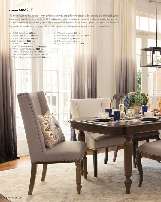 Living Spaces - Product Catalog - November 2015 - Laurel Captains Chair