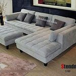 Amazon.com: 3pc New Modern Gray Microfiber Sectional Sofa S168RG