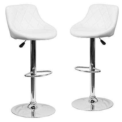 Amazon.com: Belleze Set of (2) Modern Adjustable Bar Stool Bucket