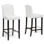 Amazon.com: Baxton Studio Libra Modern Bar Stool with Nail Head Trim