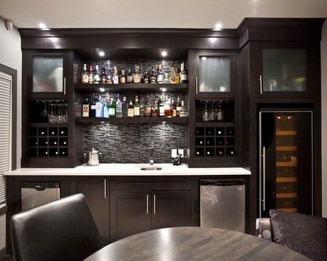 Clean Modern Basement Bar Ideas Bar Design Fascinating Contemporary