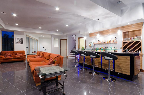 modern-basement-bar-for-man-cave-ideas | Home Design And Interior